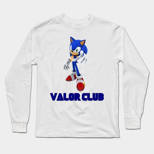 The Valor Club Valor The Hedgehog Long Sleeve T-Shirt by valorclub